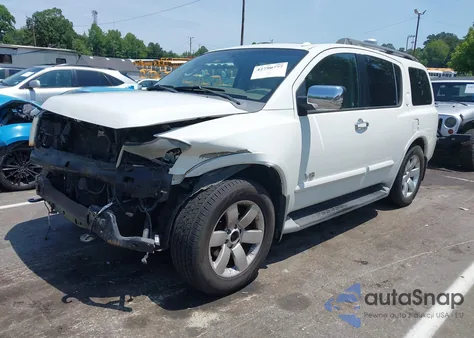 2008 Nissan Armada Le z USA, uszkodzony, nr VIN 5N1AA08C88N628754